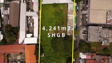 Tanah LT 4241 m2 Lokasi Strategis Senen, Dijual Terjangkau