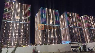 Dekat China Town, Fasilitas Keamanan 24 jam, Kolam Renang,Taman Bermain Outdoor, Track Jogging, Lapangan Basket, Lapangan Tenis, Gym, Minimarket,  Dijual 2BR Apartemen Tokyo Riverside PIK2 Jakarta Utara View Laut