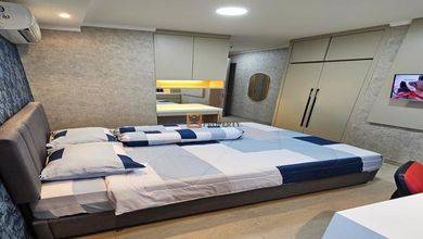 Interior Modern, Fasilitas Lift yang mencapai puncak Menara, Helipad, Mall Mewah, Rooftop Garden, SKY Lounge & Resto, BBQ Area, GYM, Jacuzzi, Playland, Tennis Court, Dijual 1BR Menara Jakarta Kemayoran Nego Sampai Deal