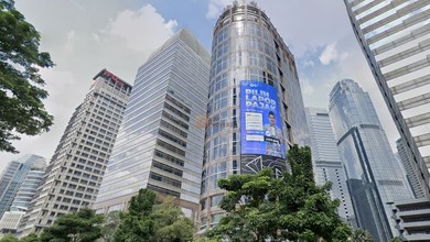 Sebrang FX Sudirman dan GBK, Dekat Pacific Place Mall, Senayan City, Jakarta Hospital, MRCCC Siloam Hospitals Semanggi, Pasar, Ruang Kantor Untuk Disewakan di Menara Sudirman Jakarta Selatan Siap Pakai